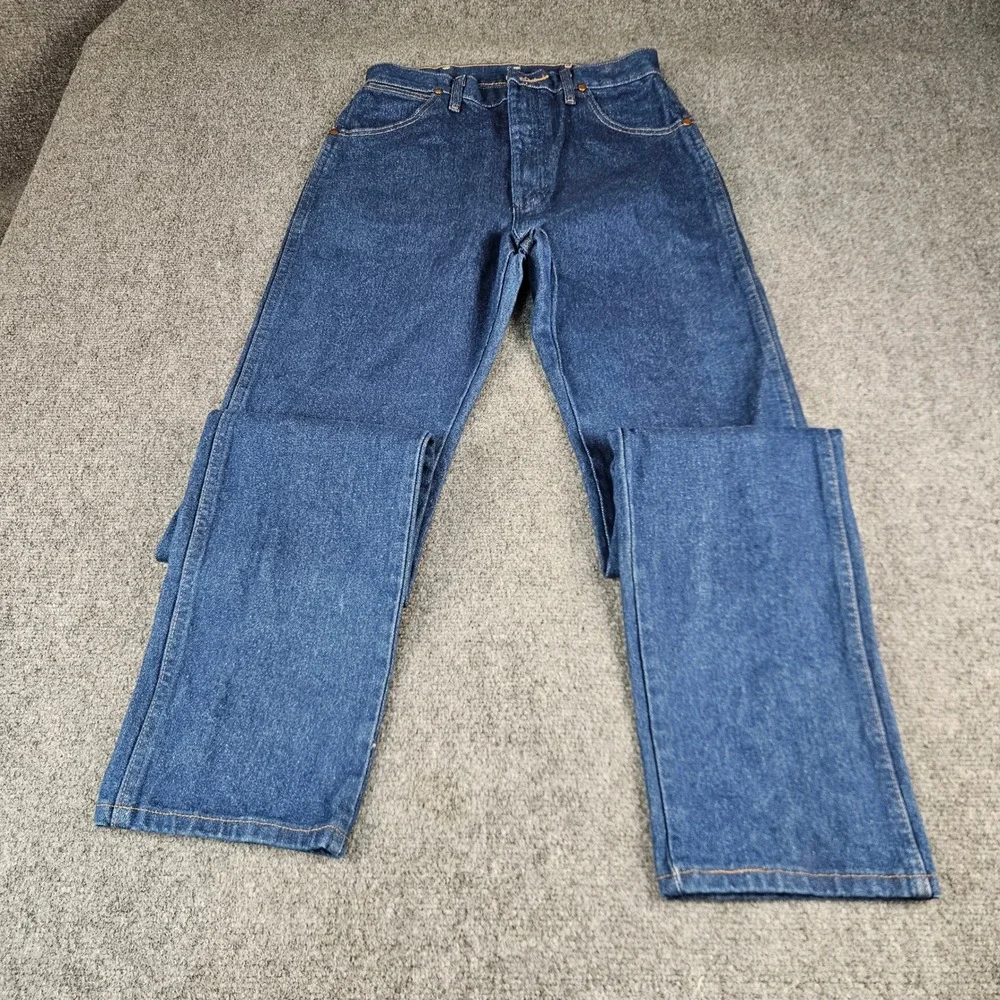 Wrangler Cowboy Cut Slim Fit‎ Jeans Indigo Blue 14MWZG 11x38 NWT
